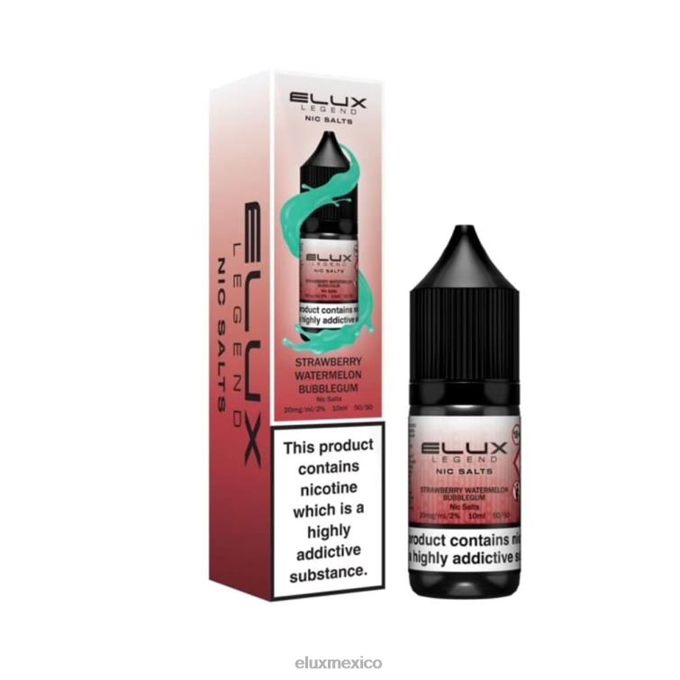 chicle de fresa sandía Elux Legend sal nic 10ml - ELUX vape review - ZVRTN17