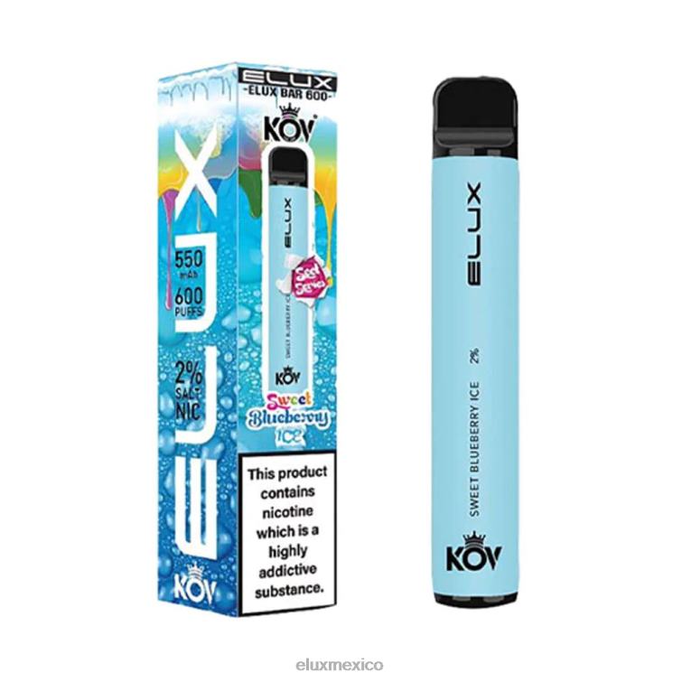 hielo de arándano dulce Elux Bar vape desechable serie dulce - ELUX flavours Mexico - ZVRTN109