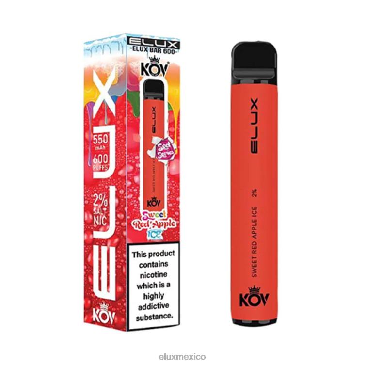 hielo de manzana roja dulce Elux Bar vape desechable serie dulce - ELUX Mexico city - ZVRTN11