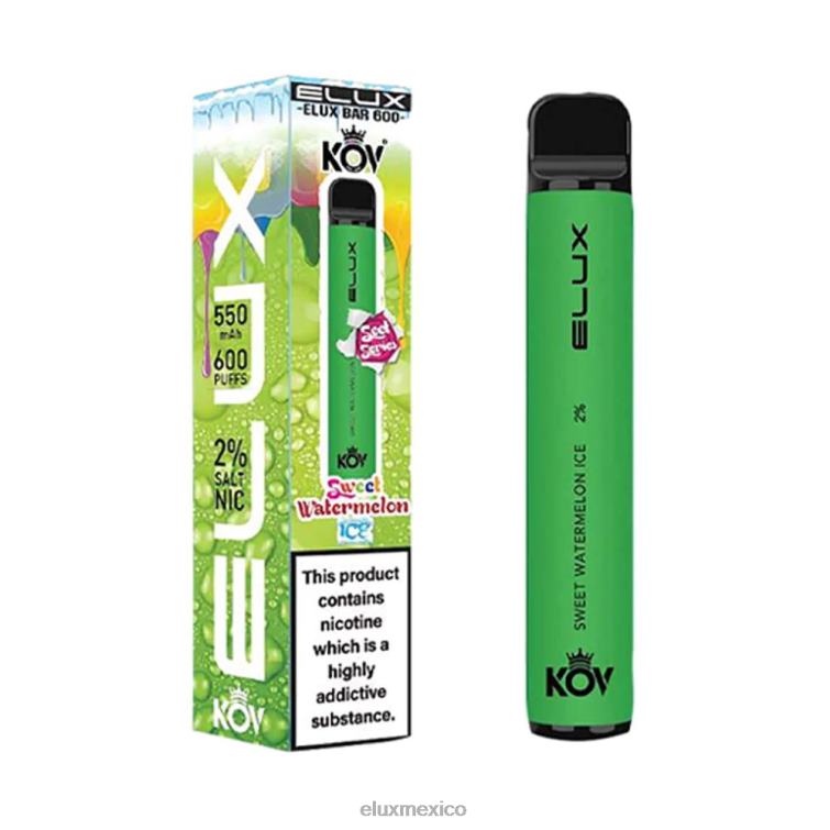 hielo de sandía dulce Elux Bar vape desechable serie dulce - ELUX Mexico city - ZVRTN111