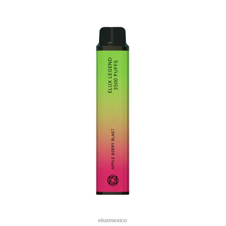 explosión de manzana y baya Elux Legend Vape disponible de 3500 inhalaciones - ELUX flavours Mexico - ZVRTN89
