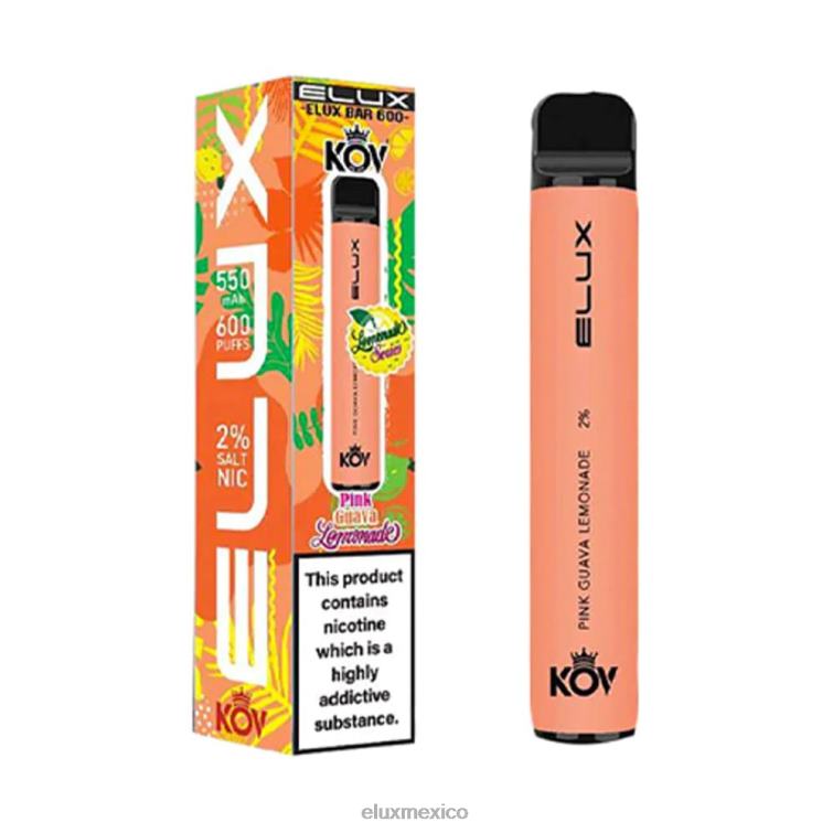 limonada de guayaba rosa Elux Bar vape desechable serie limonada - ELUX vape flavours - ZVRTN106