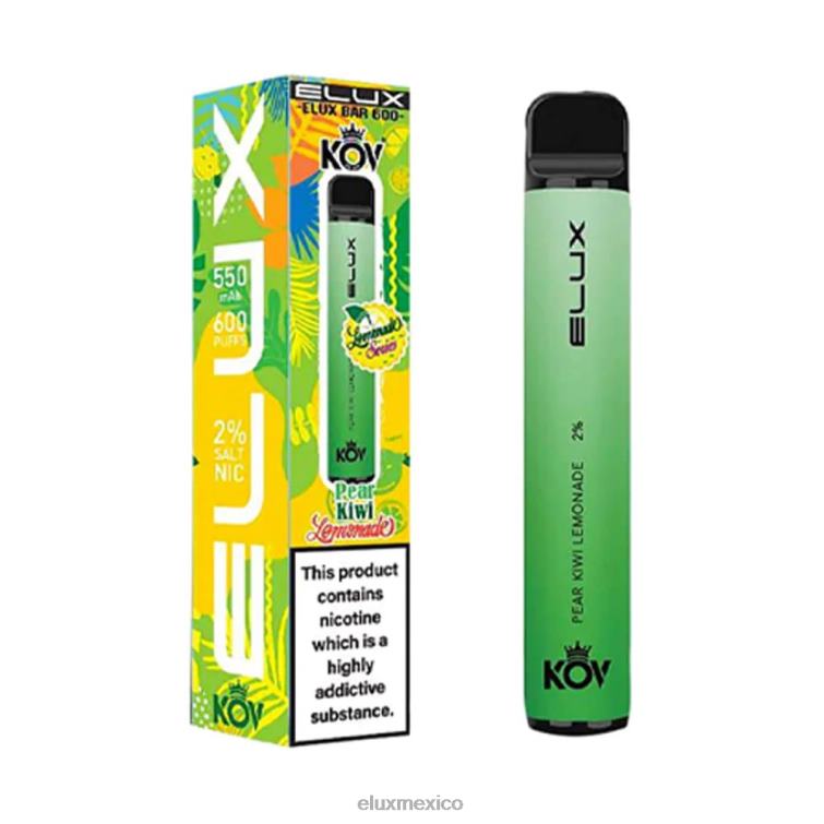 limonada de pera y kiwi Elux Bar vape desechable serie limonada - ELUX flavours Mexico - ZVRTN79