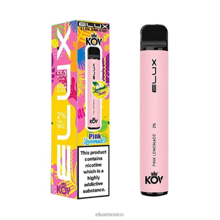 limonada rosa Elux Bar vape desechable serie limonada - ELUX vape near me - ZVRTN104