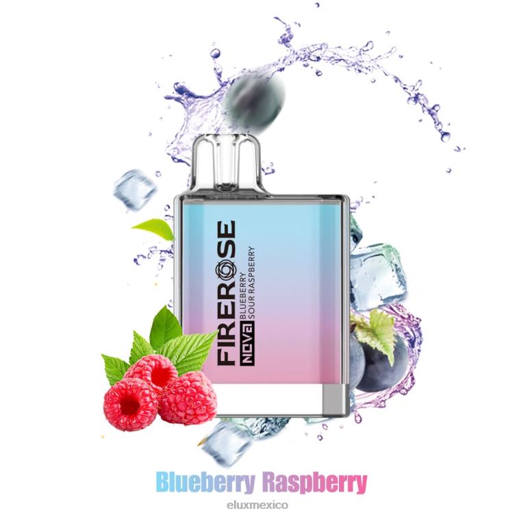 arándano frambuesa agria Elux Firerose Nova Vape disponible de 600 inhalaciones - donde comprar ELUX - ZVRTN22