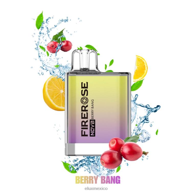 explosión de bayas Elux Firerose Nova Vape disponible de 600 inhalaciones - ELUX vape price Mexico - ZVRTN18