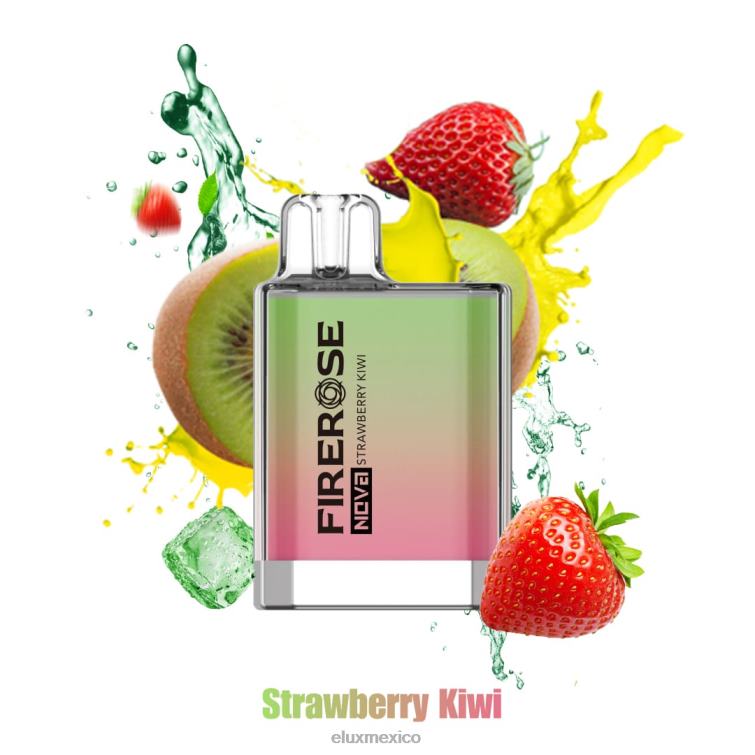 kiwi fresa Elux Firerose Nova Vape disponible de 600 inhalaciones - ELUX vape store - ZVRTN25
